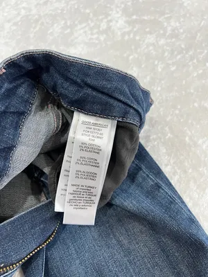 Good American Legs Crop Jeans Blue Denim Size 4/27 Stretchy 93% Cotton thumbnail 8
