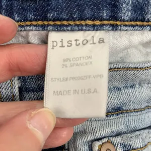 Pistola Size 26 Cassie Straight‎ Jeans Distressed Knee Holes High Rise Women’s thumbnail 7