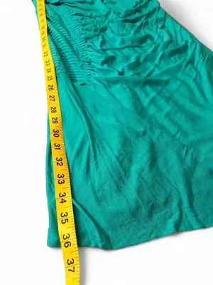 Gianni Bini Teal Modal Silk Ruched Dress L thumbnail 6