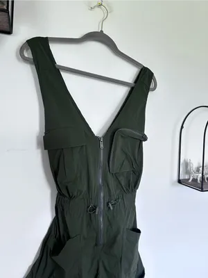 Free‎ People Green Free People Movement Back On Trek Romper Size Small thumbnail 5