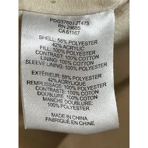 Pendleton Cream Sherpa Fleece Geometric Zip Up Long Sleeve Sweater Coat Jacket S thumbnail 4