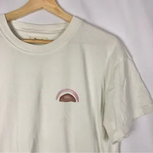 Madewell X‎ Ohkii Studio White Easy Crop Short Sleeve Tee M thumbnail 5