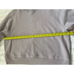SKIMS French Terry Shrunken Crew Sweatshirt Mineral Gray L NWT thumbnail 5