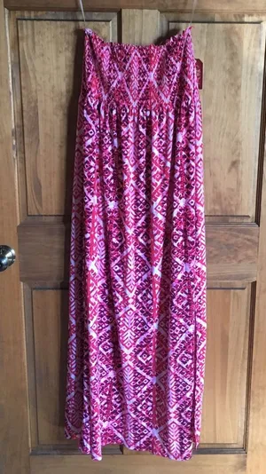 🔵Maxi dress or skirt! Pink Size L thumbnail 1
