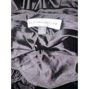 NEW Delfi Collective Rae Halter Black Gown Sz XS thumbnail 9