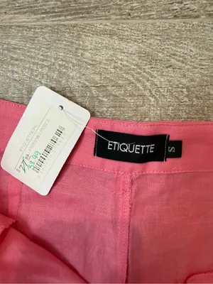 Trendy boutique Pink High-Rise Wide Leg Trousers thumbnail 3