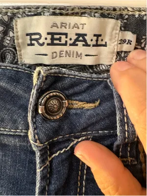 Ariat R.E.A.L. 1257 Women’s 29R Bootcut Jeans Festival Blue Western Stretch‎ thumbnail 6