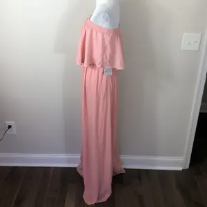 Show Me Your Mumu Hacienda Maxi Dress Rosebud Chiffon Convertible Pink Size S thumbnail 9