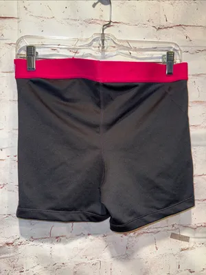 Nike Pro Black Bike Shorts with Pink Waistband Dri fit extra large spandex thumbnail 3