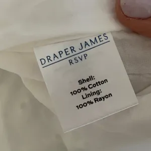 Draper James White Eyelet Ruffle V Neck Blouse Cottagecore Women XXL‎ thumbnail 4