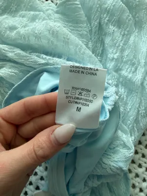 New Pink Dress Blue Size M thumbnail 7