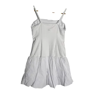 Alo Yoga Airbrush Love Match White Bubble Hem Tennis Mini Dress Shorts Size M thumbnail 11