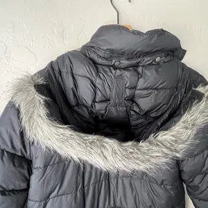 Columbia Stepstone Pass Water Resistant Puffer Jacket Faux Fur Trim hood black M thumbnail 8