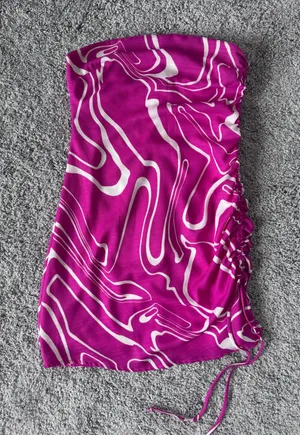 Lelis pink strapless dress thumbnail 1
