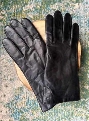 Vintage Accessories Thinsulate black leather gloves, size XL thumbnail 1