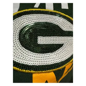Victoria’s Secret PINK NFL Green Bay Packers LET’S GO PACKE Sequin Sweatshirt XS thumbnail 3