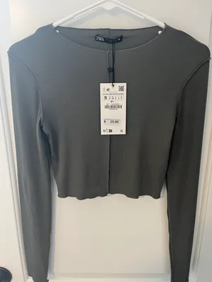 ZARA crop top thumbnail 1