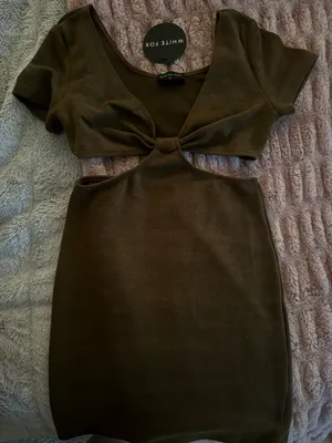 Last Summer Mocha Mini Dress thumbnail 4