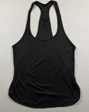Lululemon Racerback Tank Top Women’s Gray Athletic Yoga Workout Best Fit Medium thumbnail 1