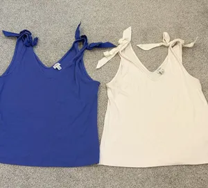 Set‎ of 2 J. Crew Bow-shoulder tank tops size XL thumbnail 1