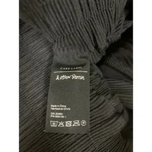 & Other Stories Black‎ Ribbed Wide Leg Palazzo Pants XS thumbnail 5
