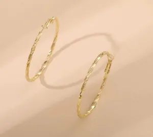Gold Hoop Earrings thumbnail 2