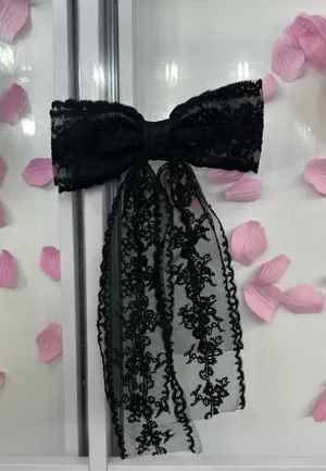 Big bow Black thumbnail 1