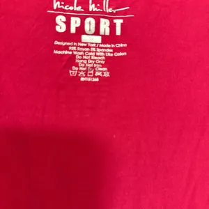 Nicole Miller Sport Fuchsia Long Sleeve Tee thumbnail 3
