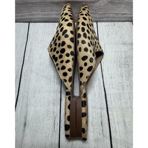 Madewell Remi Mule Leopard Print Flats Womens Size 6 Calf Hair Quiet Luxury thumbnail 7