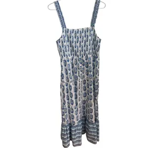 Playa Lucila Women's Smock Border Dress L thumbnail 2