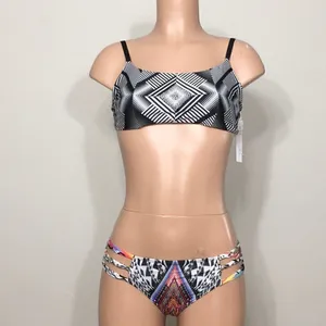 PILYQ Geometric diamond top and strappy bottom.D-cup/S-bottom thumbnail 3