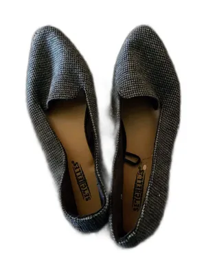 Seychelles black and gray houndstooth flat shoes 5 1/2 thumbnail 1