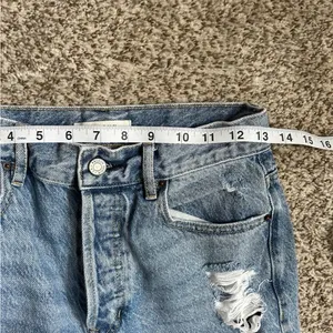 Pacsun High Rise Straight Jeans Medium Wash Distressed Denim Streetwear Size 26 thumbnail 7