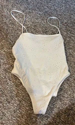 Abercrombie White One-Piece Swimsuit thumbnail 1