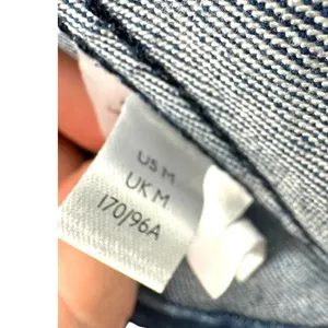 Free People Crop Denim Trucker Jacket In Gemini Wash Size‎ Medium thumbnail 13