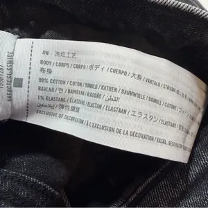 Abercrombie & Fitch The Mom High Rise Jeans 16S 33 Black Cropped Stretch thumbnail 7