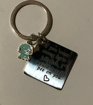 New keychain, if you were stung by a jellyfish, I would totally pee on you thumbnail 1
