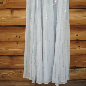 Mac Duggal 10807 Blue Embellished V Neck Evening Gown Size12 thumbnail 9