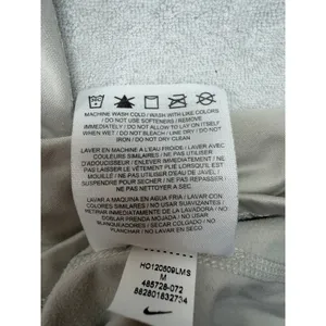 Nike Pro Dri-FIT 1/2 Zip Long Sleeve Top Womens Medium Beige Athletic thumbnail 9