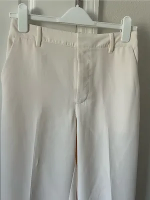 Gap Factory High Rise Easy Straight-Leg Crop Ankle Pants Back Elastic Waist thumbnail 4