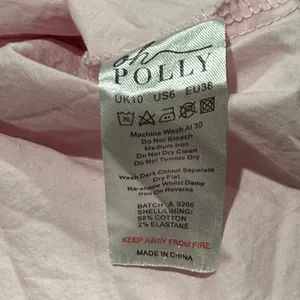 Oh Polly Pintucked‎ Lace-Up Corset Mini Dress in Blush Size 6 C28 thumbnail 10