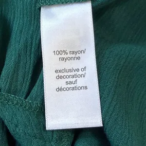 Maurices Tunic Blouse Medium Green Crochet Lace Peplum Ruffle Long Sleeve Boho thumbnail 7