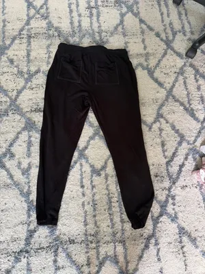 Black LOFT loose fitted lounge pants (size small) thumbnail 4