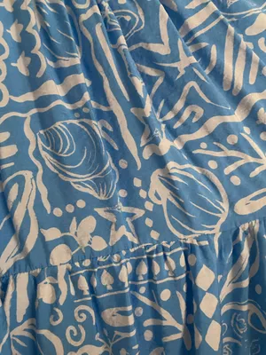 Marshalls Blue-Printed Dress thumbnail 5