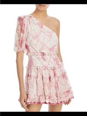 Rococo Sand Ava one shoulder mini dress small thumbnail 2