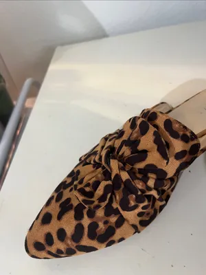 Musshoe Women’s Leopard Print Mules Size 10 Animal Print thumbnail 5