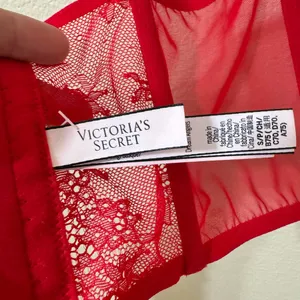 Victoria’s Secret Dream Angels Red Lace Corset Top Romantic Lace Size S thumbnail 10