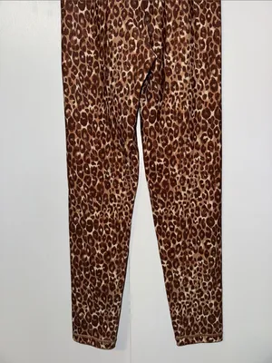 Aerie OFFLINE Leggings Real Me 7/8 High Rise Leopard Print Women’s M Medium thumbnail 8