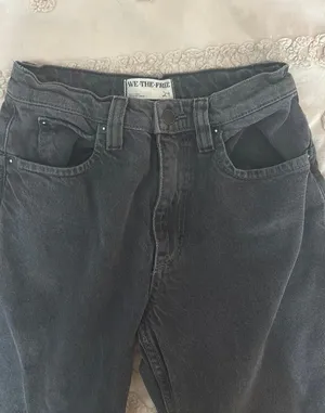 baggy mid rise straight leg jeans thumbnail 3