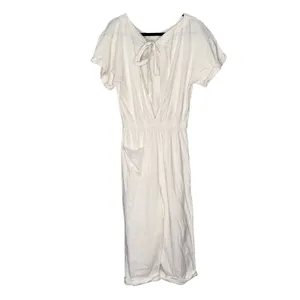 Free‎ People Free-est Jumpsuit Womens Small White Excellent Open Back Tie Detail thumbnail 6